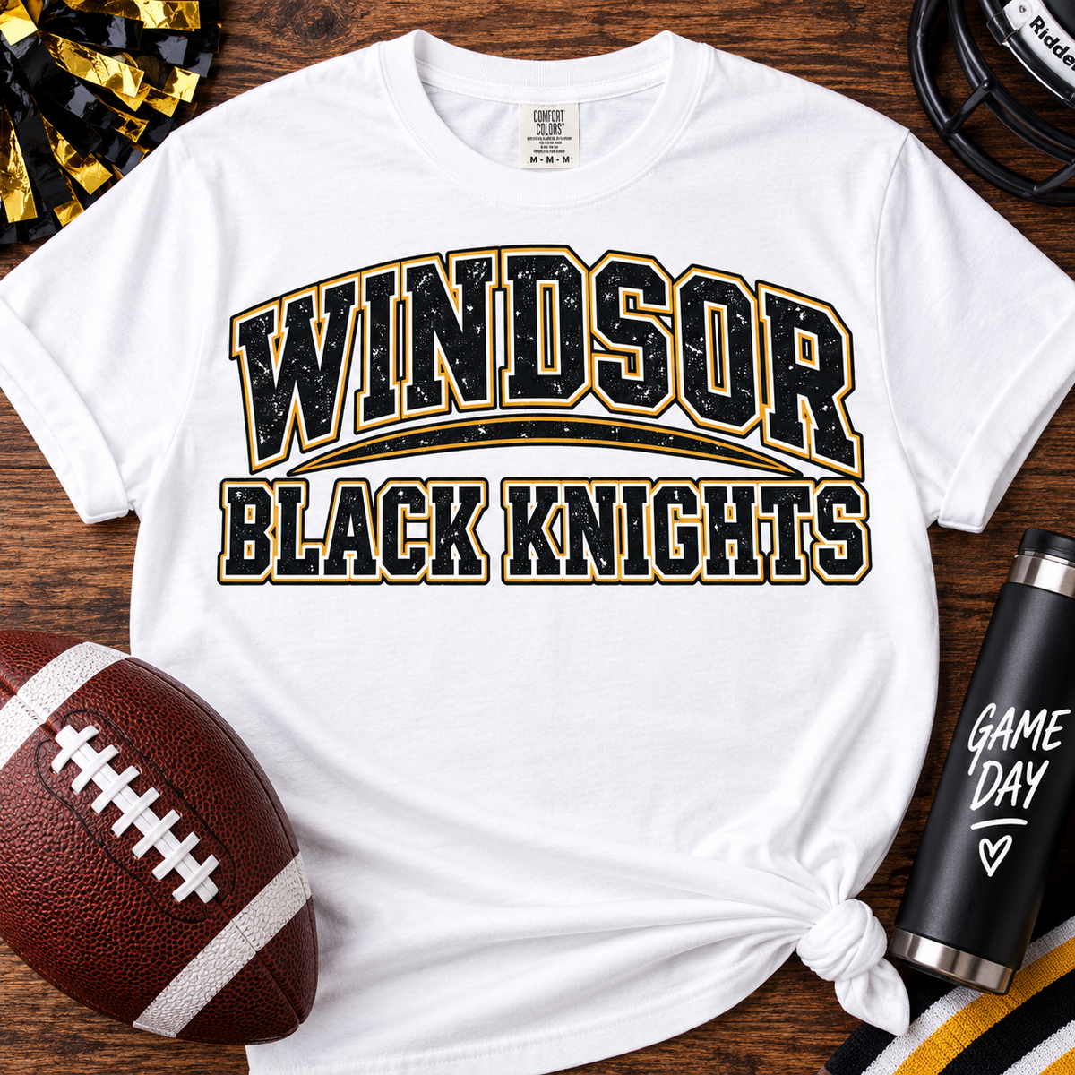 Windsor Black Knights Lettering
