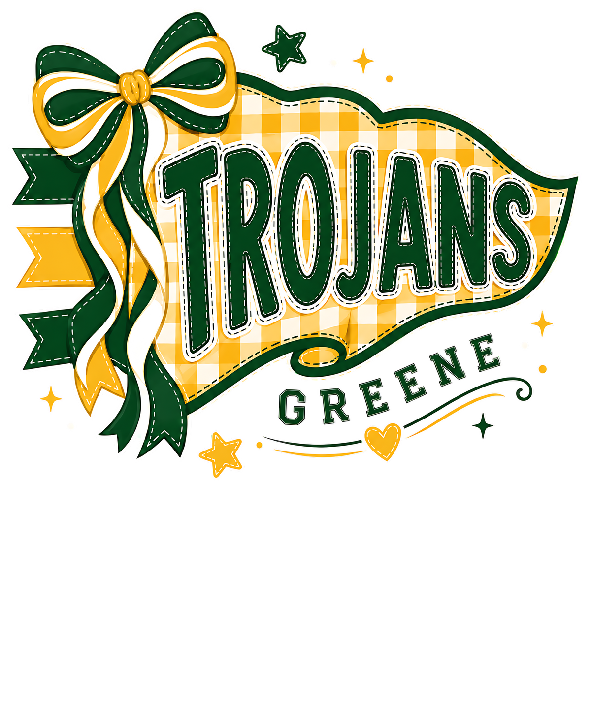 Greene Trojans Pennant